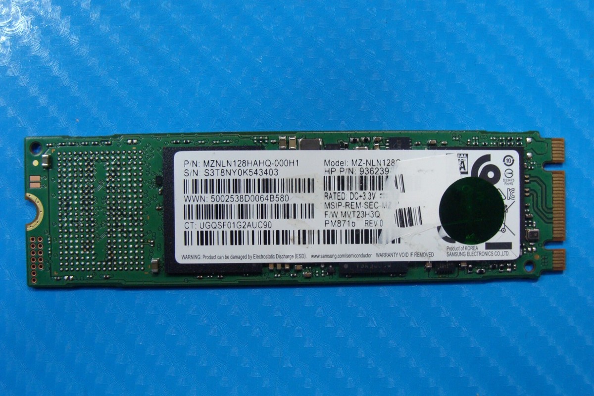 HP 14m-cd Samsung 128GB SATA SSSD Solid State Drive