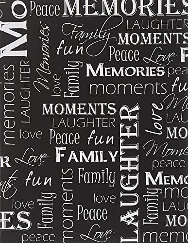 Pioneer Photo Albums A4-100 Black & White Photo Album, 100 Pockets 4"x6", Black - Picture 3 of 3