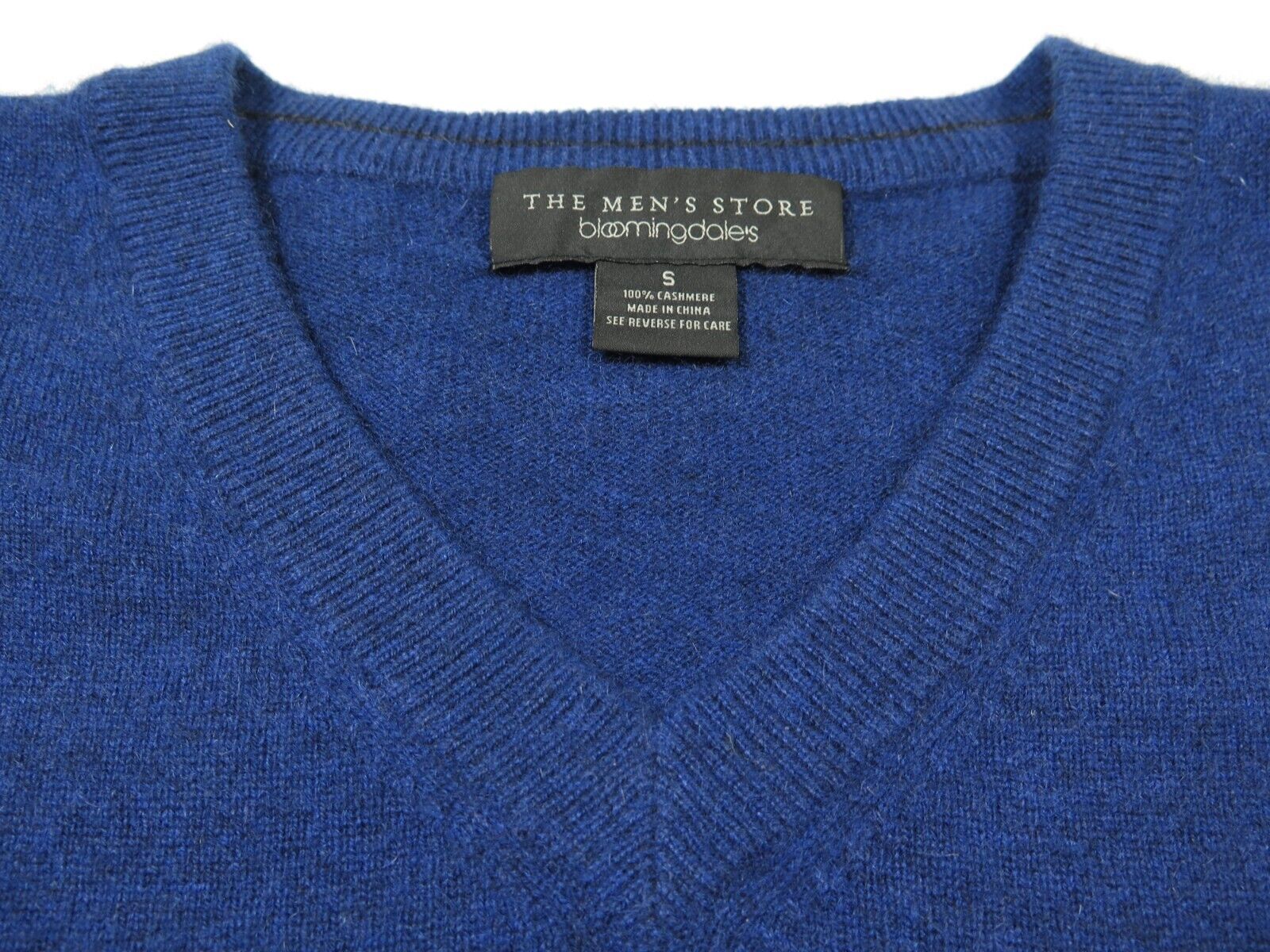 The Mens Store Bloomingdales Pure Cashmere Blue P… - image 9