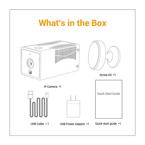 Mini Smart WIFI Li-Battery 2-way Voice app push Camera 2.8mm IR Motion Detection - Picture 12 of 12