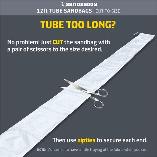 Sandbaggy Empty Tube Sandbags | Build Earthbag Homes FASTER | 6, 12, & 25 ft - Picture 27 of 43