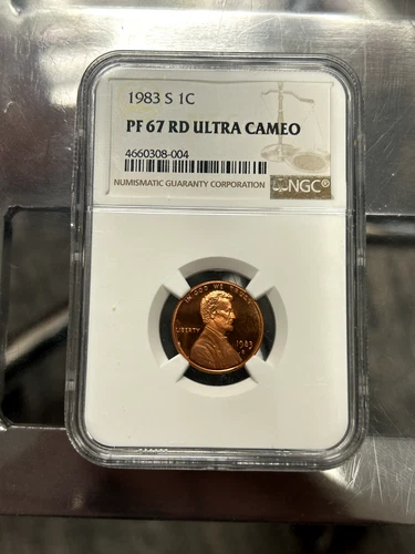 1983 S  PF67 RD ULTRA CAMEO Ngc Cent