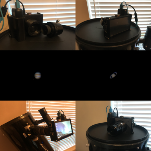 Raspberry Pi Telescope Cam Housing with Nikon Adapter - Afbeelding 1 van 3