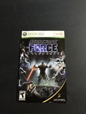 star wars the force unleashed xbox 360 Manual Only
