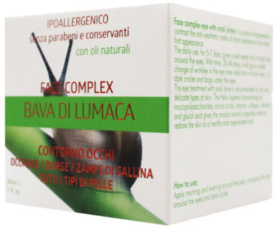 FACE COMPLEX EYE CONTOUR CREAM SNAIL DROOL DARK CIRCLES BAGS 30ML