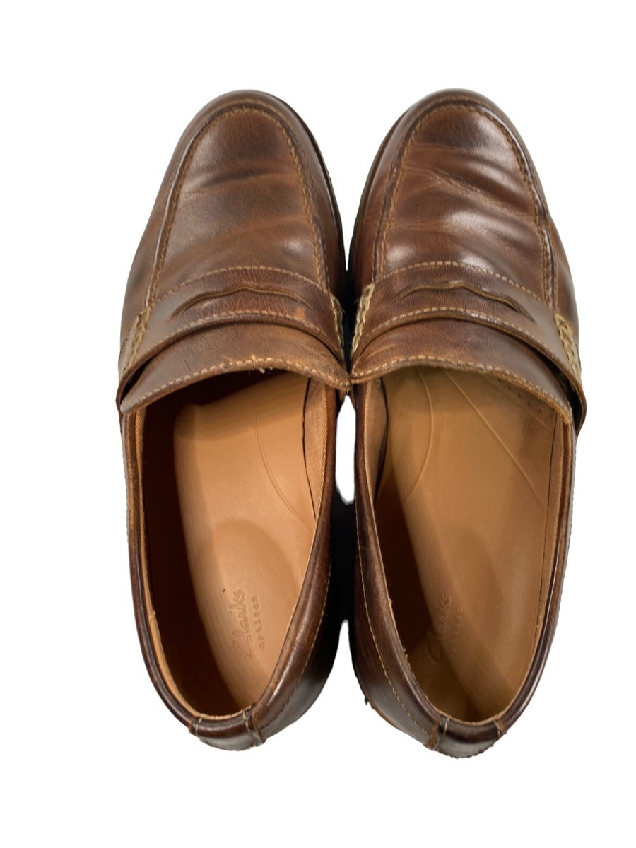 Dejlig arbejde Ældre borgere Clarks Artisan Size 11 M Mens Brown Leather Slip On Penny Loafers Shoes | eBay Dejlig arbejde Ældre borgere Clarks Artisan Size 11 M Mens Brown Leather Slip On Penny Loafers Shoes | eBay