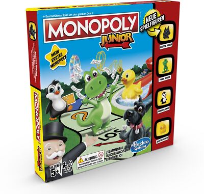GW03dc Monopoly - Junior, der Klassiker der Brettspiele für Kinder