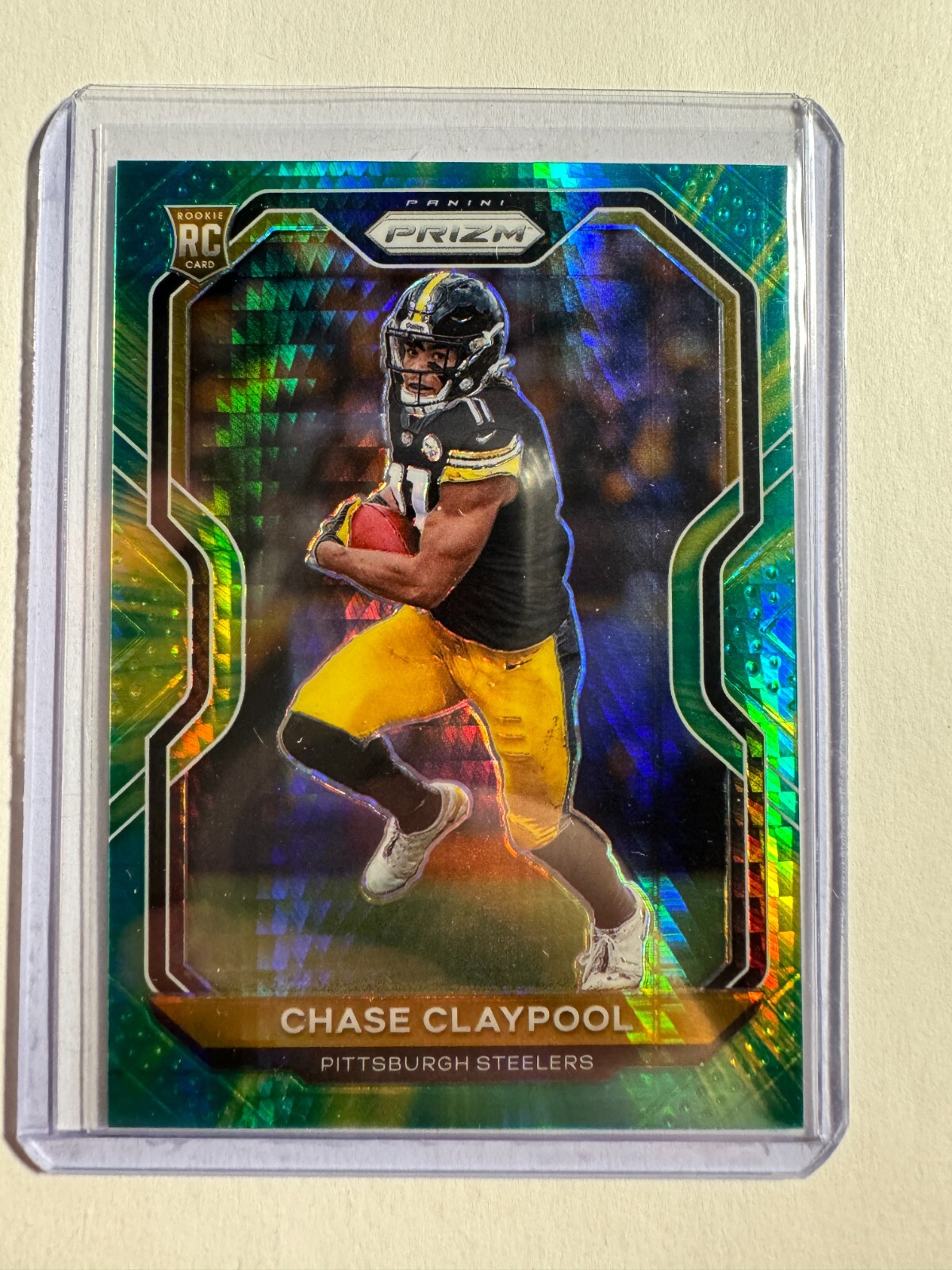 K152,834 - 2020 Panini Prizm Prizms Hyper #392 Chase Claypool #/175