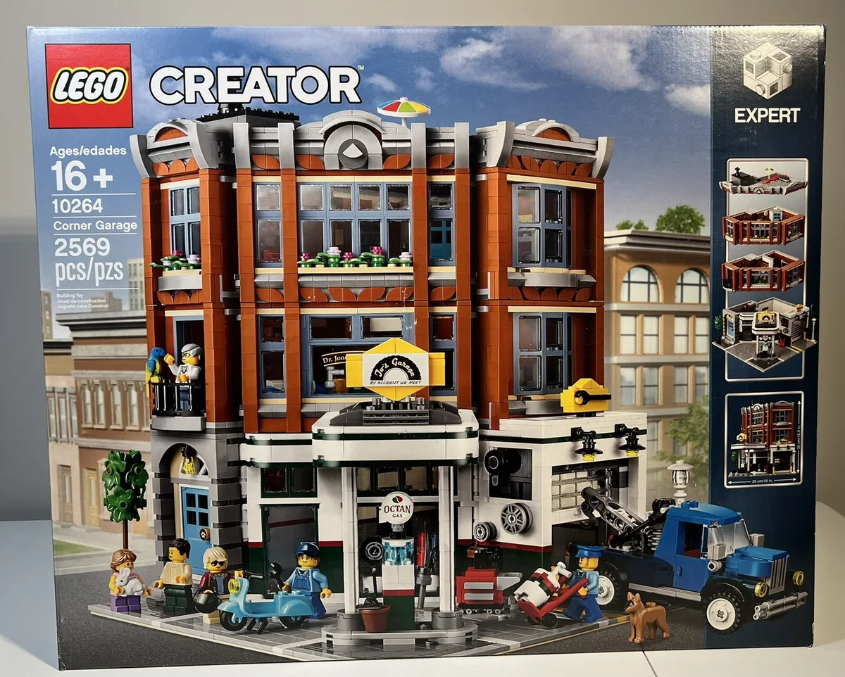 Modstand Adskille lure LEGO CREATOR CORNER GARAGE 10264 BRAND NEW *FACTORY SEALED BOX MODULAR  BUILDING | eBay