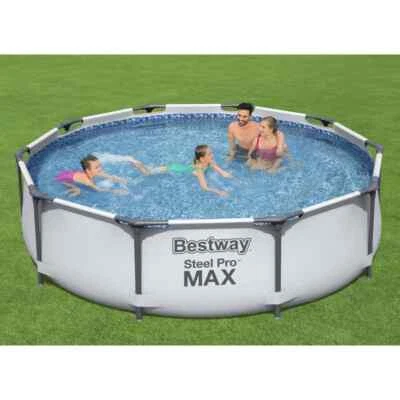 Steel Pro MAX Pool Set Schwimmingpool Schwimmbecken Aufstellpool Poolset Bestway