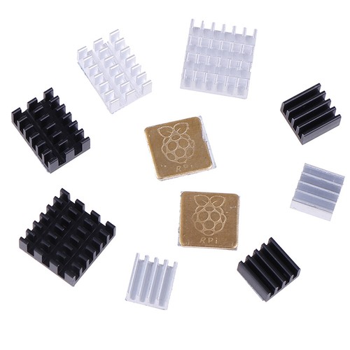 5Pcs For Raspberry Pi 2/3/4 3B+ 4B Aluminum Heatsink Radiator Cooler Kit JCAUCJ - Photo 12/16