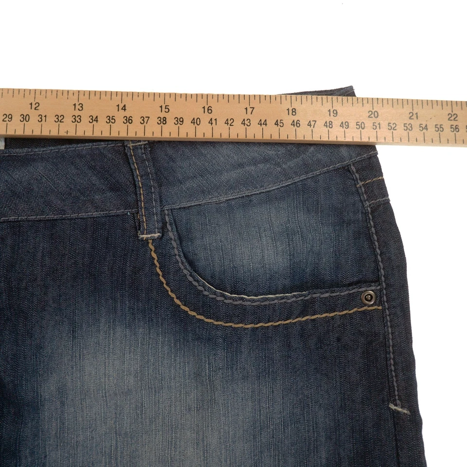 Mudd Blue Jean Shorts Juniors 17 - Image 2 of 4