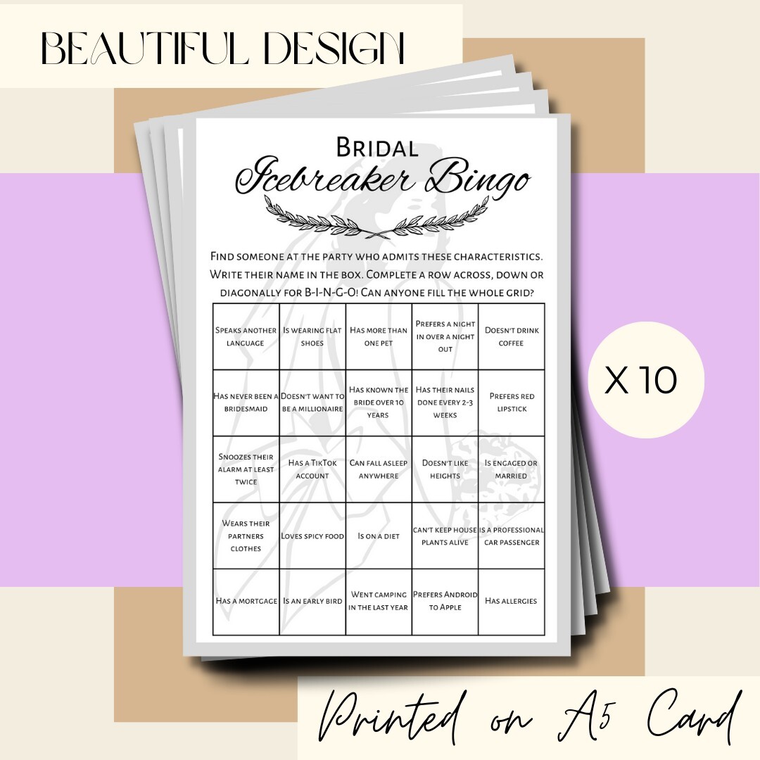 10-x-bridal-icebreaker-bingo-hen-night-party-games-bachelorette-cards-ebay