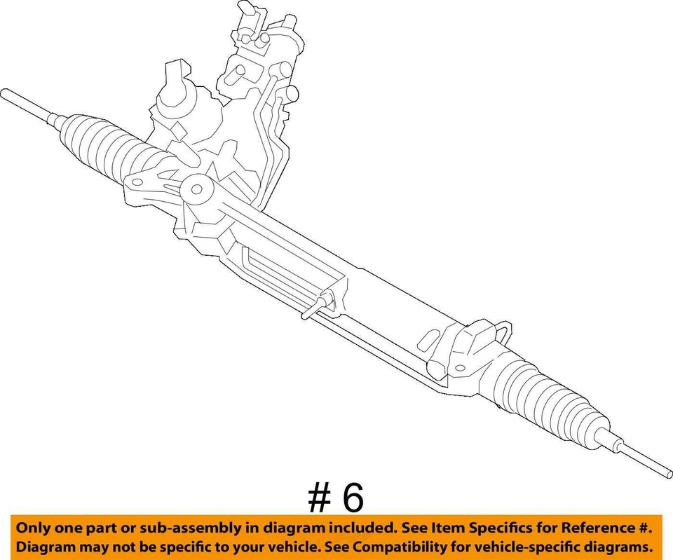 Used Rack and Pinion Assembly fits: 2013 Bmw 750I Power Rack and Pinion RWD w/ac — 第 4/4 张图片