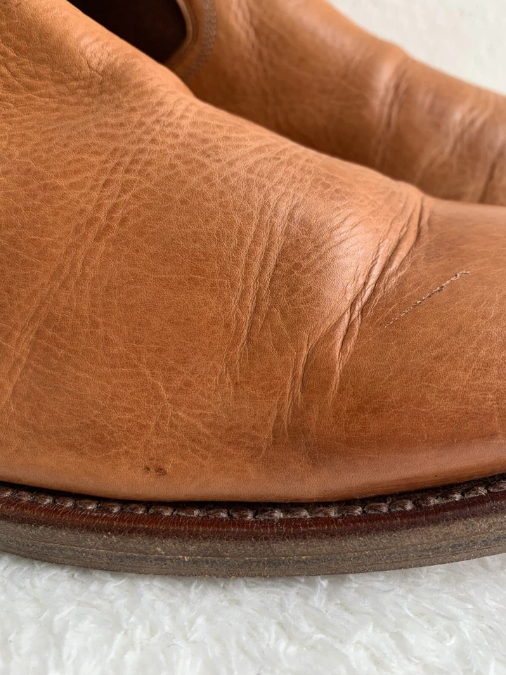 SANTONI Botines Cuero Marrón Talla 9.5 Hecho en Italia  Foto 4 de 4