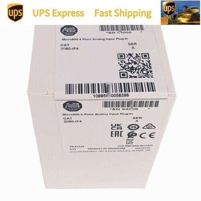 1PC NEW 2080-IF4/A Micro800 4 Point Analog Input Plug-in Module   DHL or FedEX #