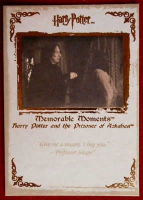 Harry Potter - Memorable Moments #1 - Karte #54 - Severus Snape / Alan Rickman