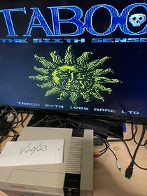 Taboo: The Sixth Sense (Nintendo NES, 1989) Game Cart Only Cleaned Tested Works 