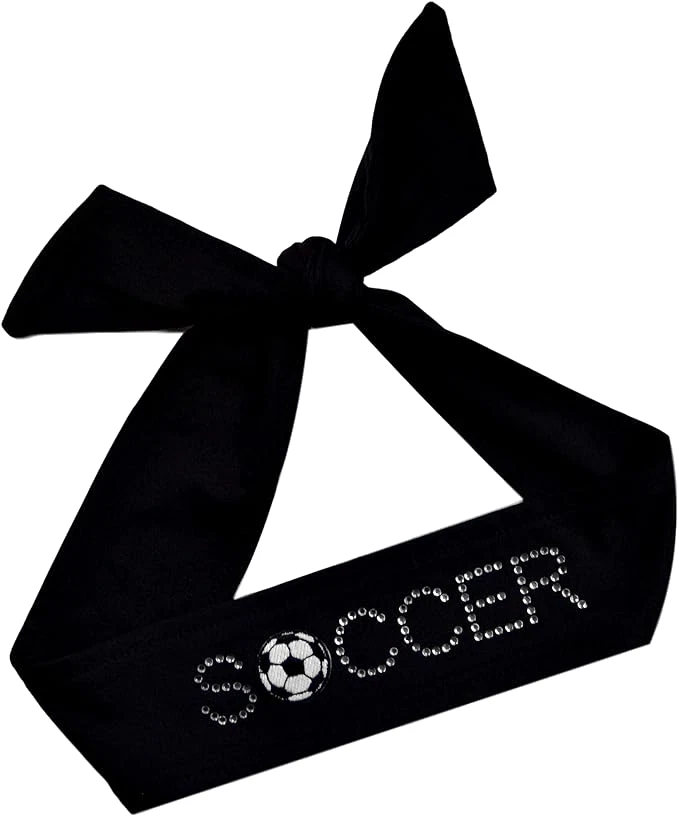 Juego de 3 diademas deportivas de fútbol conjunto de regalo de Funny Girl Designs Foto 4 de 4