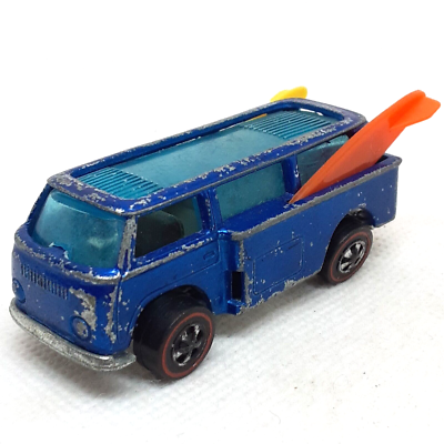 Hot Wheels Redline Volkswagen Beach Bomb 1969 Blue Gray Int. Made