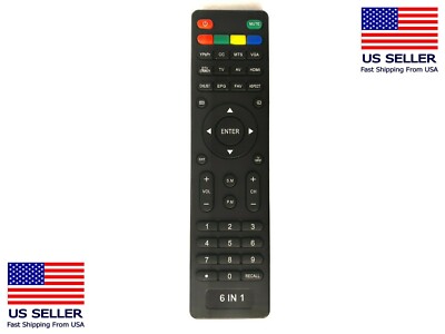 New Besia 6 in 1 Universal Remote For Pioneer Viore Polaroid RCA Vios Speler TV