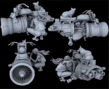 1/24 Resin Figure Model Kit Anime Future Girl Toujou Fantasy Miniature Statue