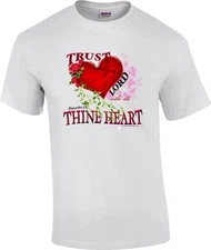 Christian Trust in the Lord With All Thine Heart Religious T-Shirt