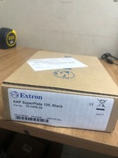 Extron AAP SuperPlate 120 Black PN: 70-1076-22 HDMI VGA Audio DP