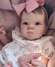 Lifelike Reborn Baby Dolls Newborn 18 Inch Real Looking Baby Doll for Girl Gifts