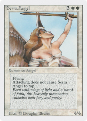 Serra Angel X (1) MTG Revised Edition Excellent/Near Mint - U40 - 4RCards