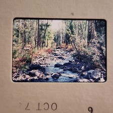 1970s Yellowstone National Park Snapshot Photo, Rocky River
