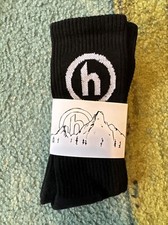 Hidden NY Crew Socks Made In USA Black/Silver