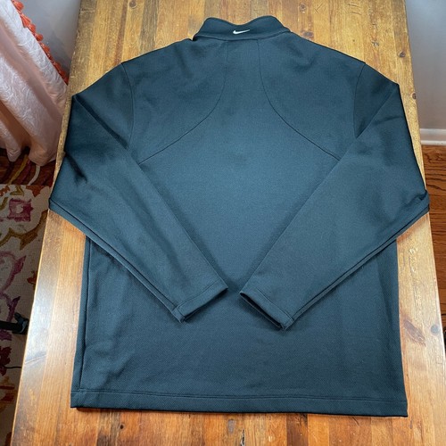 Nike Pullover 1/4 Zip Mens Size Extra Large Quarter Zip Pullover Black Logo  - Picture 9 of 10