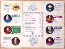 Vintage Illustrated CORSICAN Ice Cream Parlor Menu