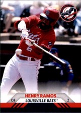 2023 Louisville Bats Choice #20 Henry Ramos Puerto Rico PR - NM Baseball Card