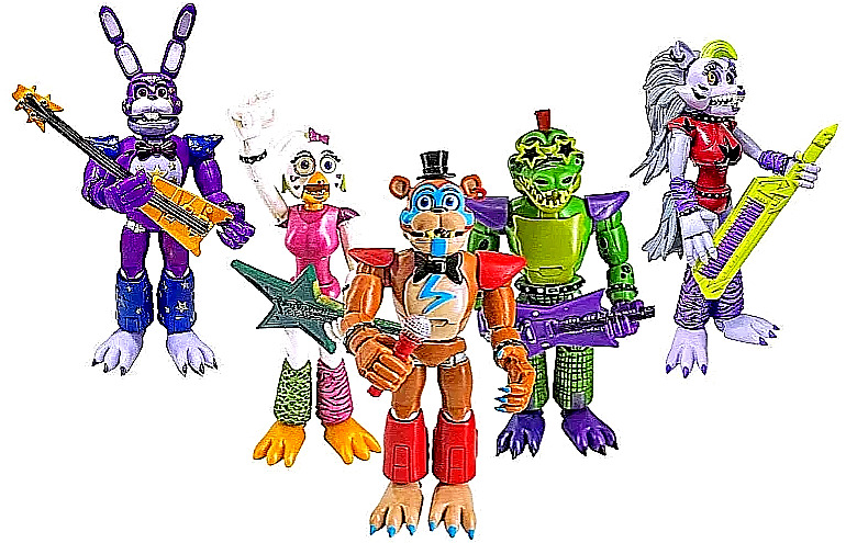 FNAF Security Breach - Extras / Animatronics (All Unused Models