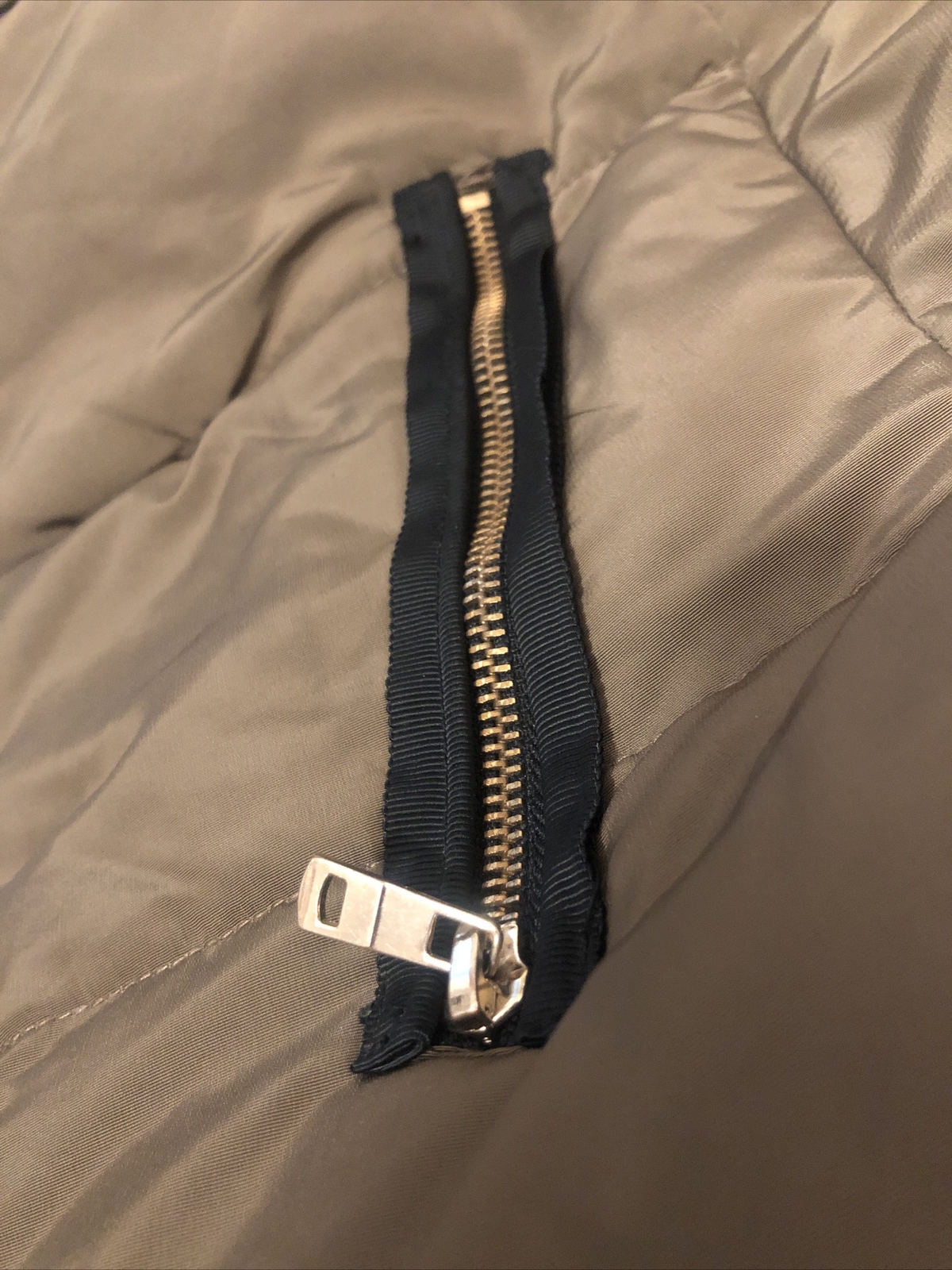 Zara Basic Ladies Brown Feather & Down Filled Hoo… - image 8