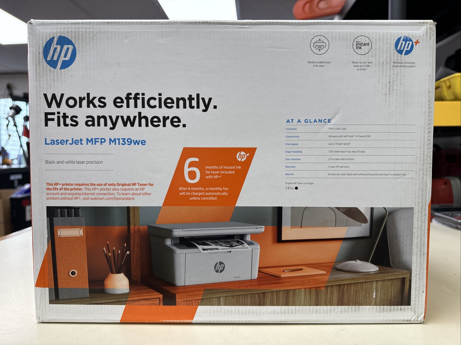 HP Laserjet MFP M139we Wireless Black & White Printer with HP+ eBay