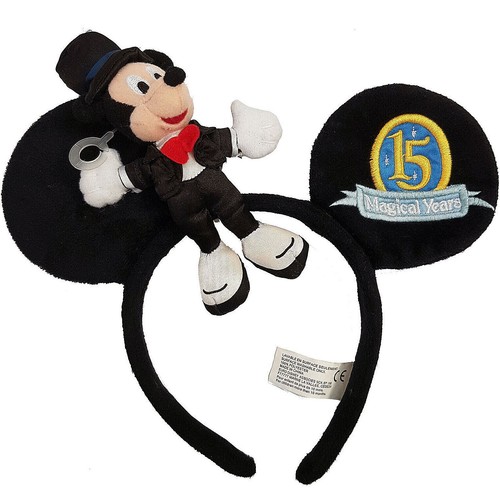 Disneyland Paris 15th Anniversary Ohr Stirnband Mickey Mouse Erwachsene Disney Parks