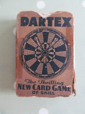 VINTAGE DARTEX CARD GAME " AS EXCITING AS DARTS " - COMPLETE