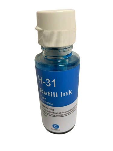 Zestaw butelek atramentu do HP GT51XL GT52 GT5820 GT5810 Smart Tank 531 538 617 618 - Zdjęcie 8 z 11