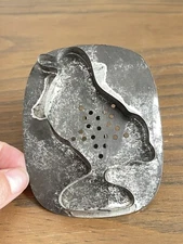 Primitive Antique Tinsmith Tin goose Cookie Cutter 4" x 3"