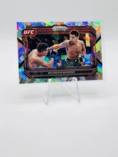 2023 Panini Prizm UFC #38 Brandon Moreno CRACKED ICE Parallel *SP*