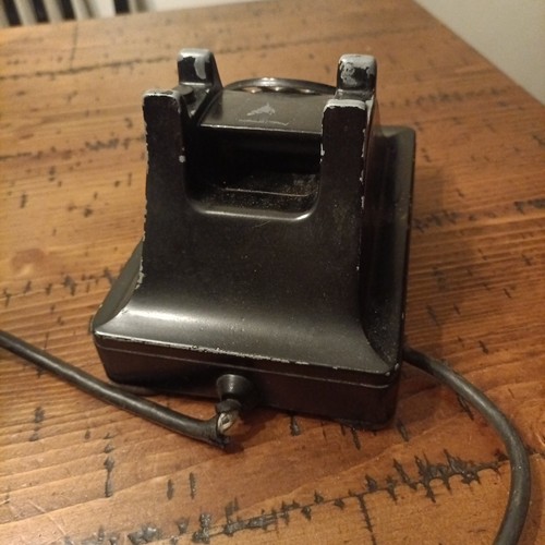 Western Electric Bell 1940s Rotary Telephone Black Vintage UNTESTED - Bild 8 von 10