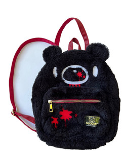 Bioworld Gloomy Bear Mori Chack Black Fuzzy Plush Mini Backpack - EUC Bioworld Gloomy Bear Mori Chack Black Fuzzy Plush Mini  main image 3