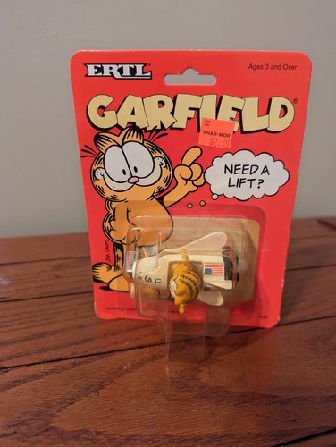 Garfiled die Katze Ertl Brauchen Sie einen Lift? Diecast Auto USA Space Shuttle Vintage 1978 - Bild 1 von 4