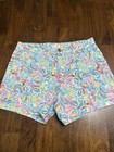Stella Parker bunte geblümte Shorts Größe 10 Taschen Stretch Chino adrette Resort