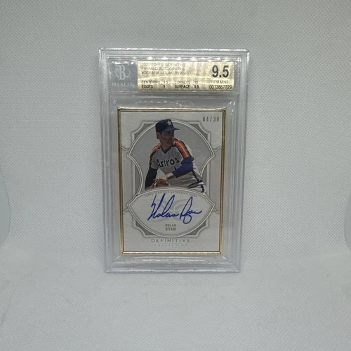 2020 Topps Definitive Collection Nolan Ryan #DCFA-NR 4/30 Framed autograph