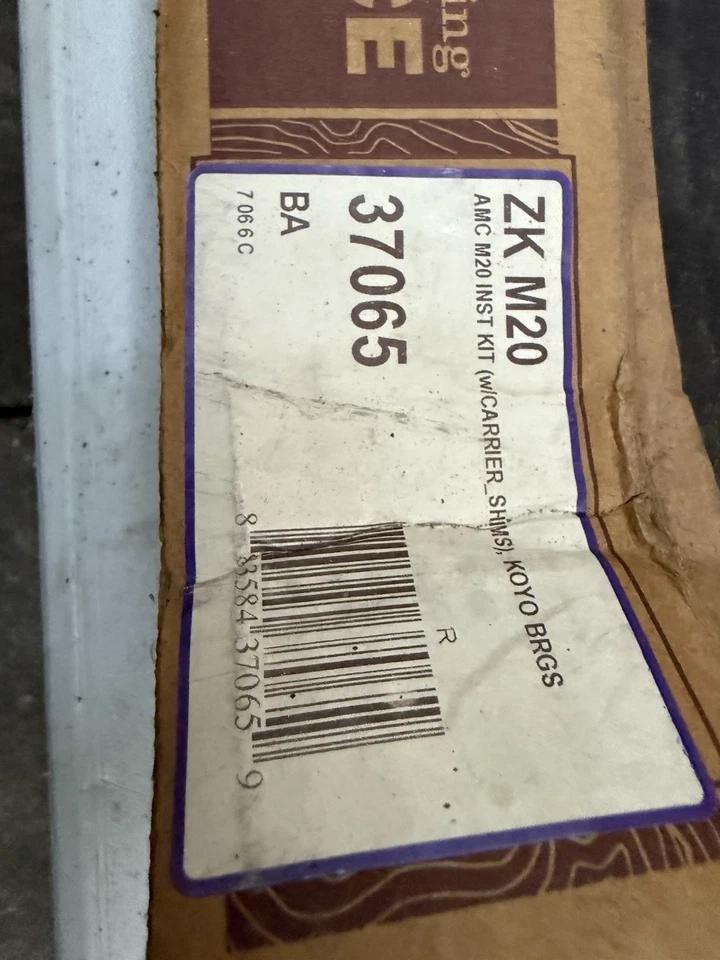 Kit de instalación AMC M20 Standard Gear EE. UU. ZK M20. 37065 Foto 4 de 4