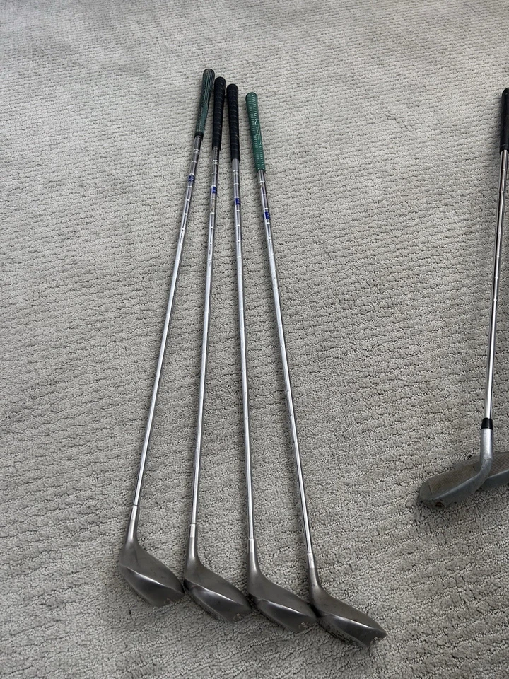 Palos Spalding antiguos vintage (Driver, 3, 5, 7) Foto 2 de 2